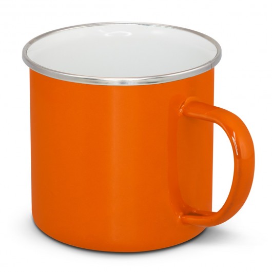 Cremorne Enamel Mugs orange